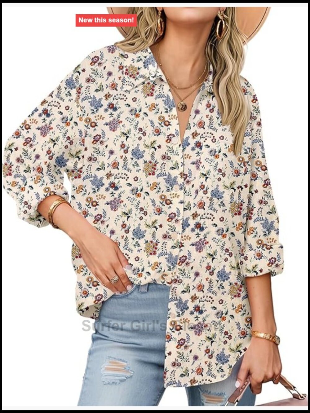 Women's Cotton Linen Button Down Shirt Long Sleeve Casual Gauze Top